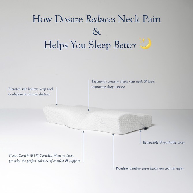 Dosaze Contoured Orthopedic Pillow - Standard