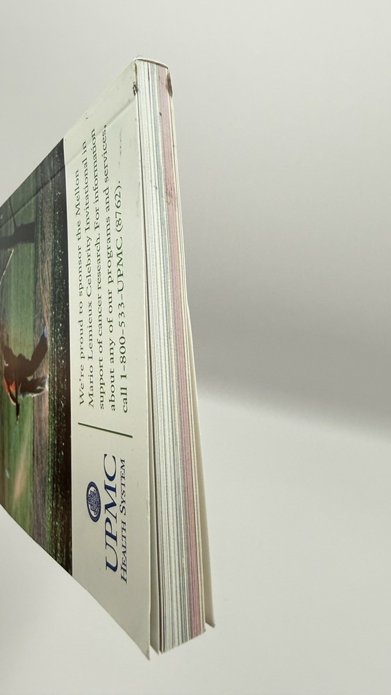 Charles Barkley Signed Mario Lemieux 2001 Celebrity Golf Program