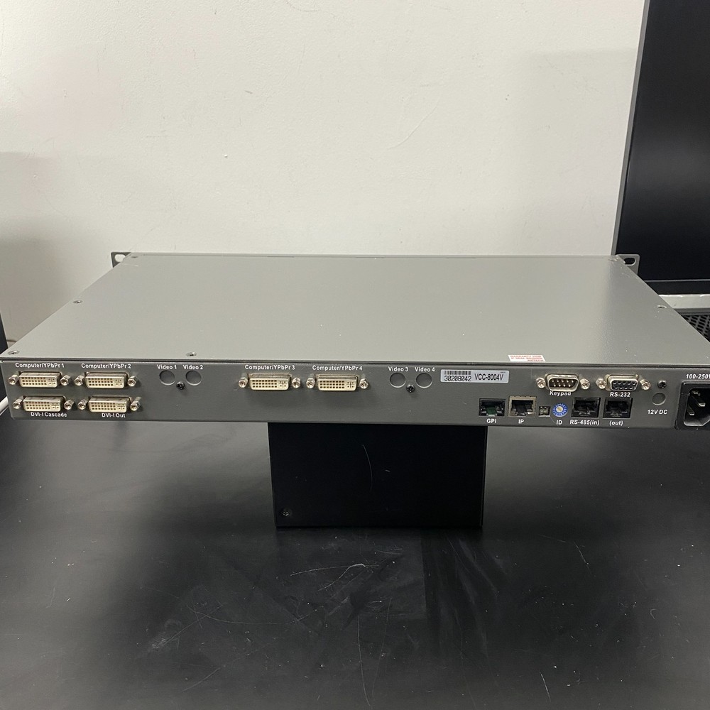 Avitech VCC-8004V Video Processor Multi-Viewer Quad Splitter - Tested