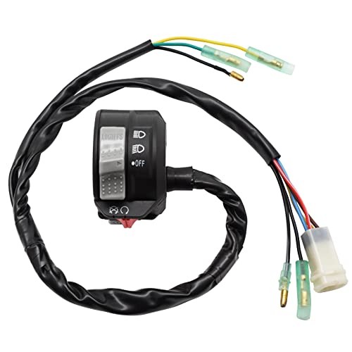 Handlebar Switch Control Start Stop Kill Headlight Button for Yamaha Breeze