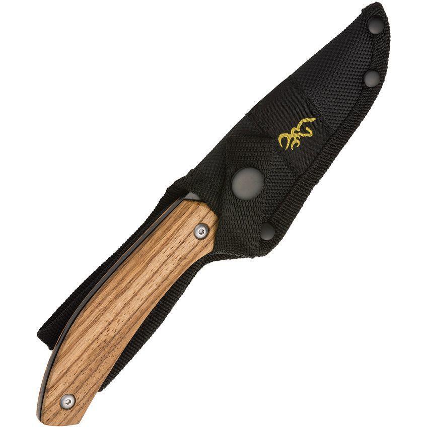 New Browning Fixed Blade Zebra Wood 3220491
