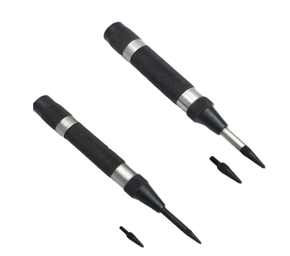 Automatic Center Punch with Extra Replaceable Hardened Steel Tip- ( USA )