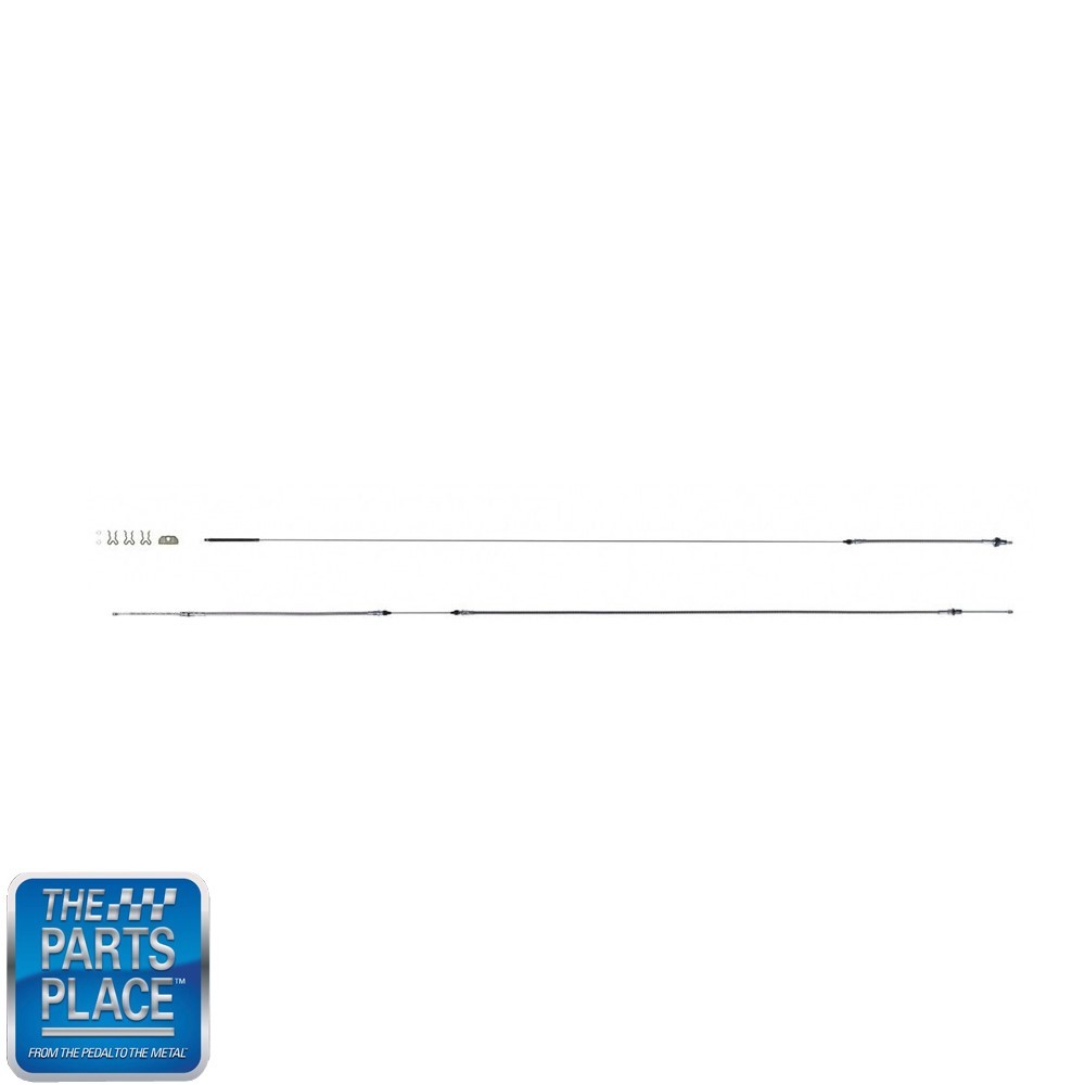 64-67 Nova Chevy II Complete Brake Cable Set With Hardware RSBCX01