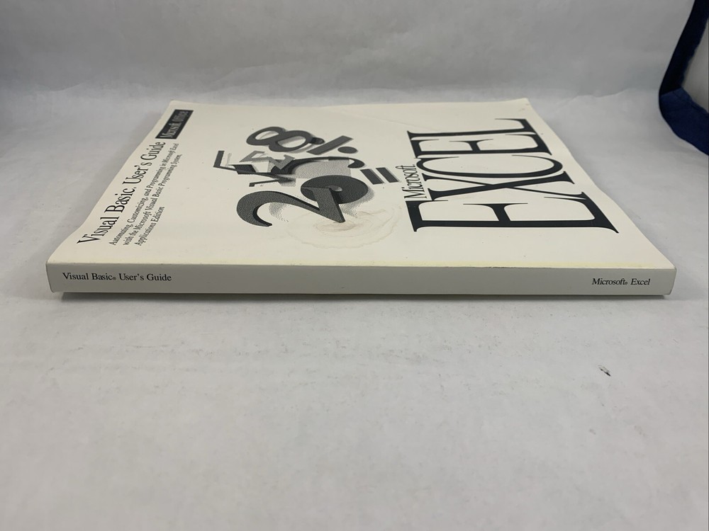 Microsoft Office Excel 5.0 User Guides Visual Basic Getting Started Vintage 1994
