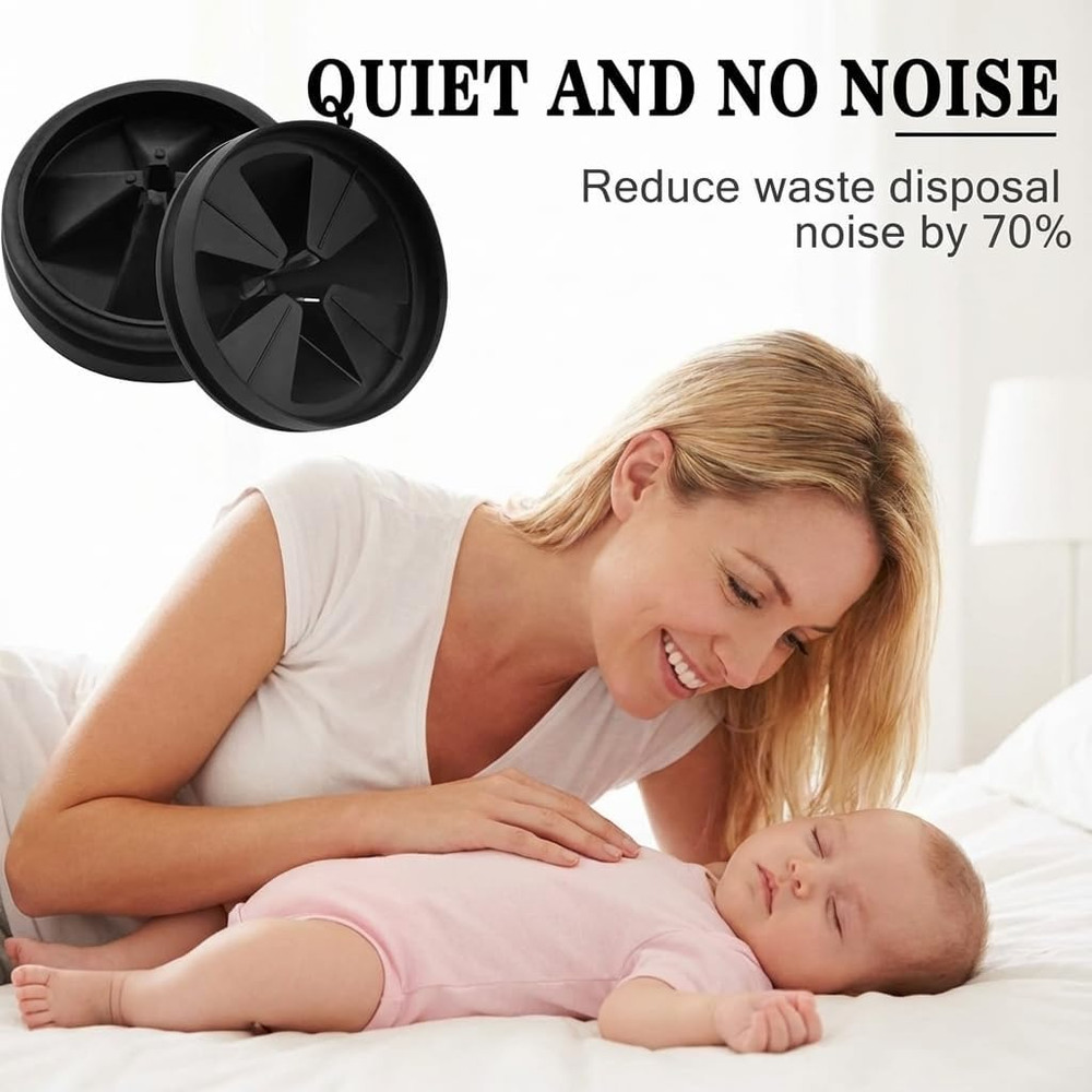 Garbage Disposal Splash Guard, 3 3/8" Upgraded for Insinkerator Evolution Series