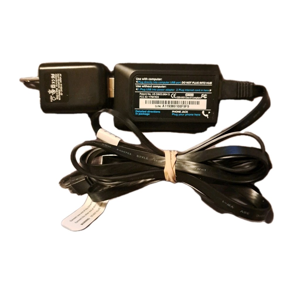 Magic Jack USB Computer To Phone Jack K1103 D1
