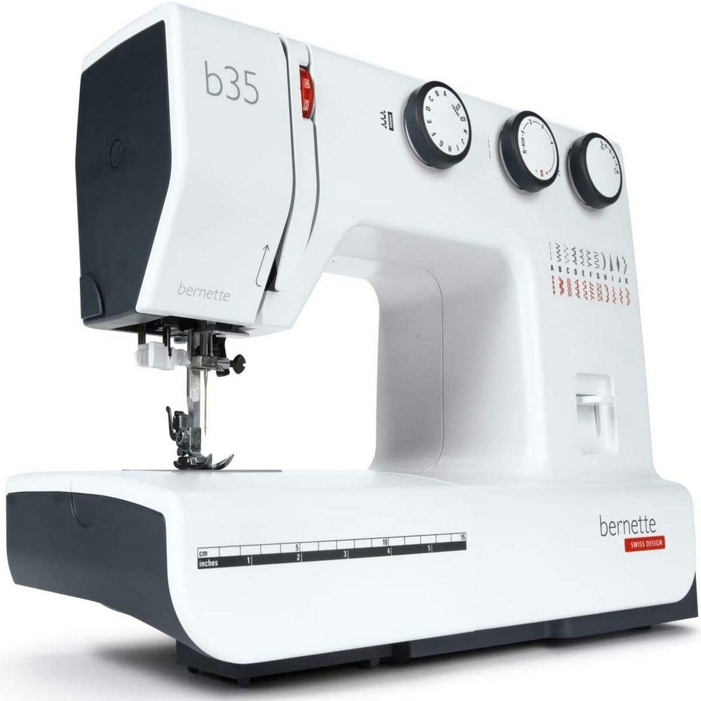 Bernette B35 Sewing Machine with 100 Thread Spools & Color Matching Bobbins