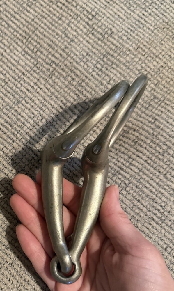 Eggbutt Snaffle Bit-6” Mouth -Heavy Duty-Training-English/Western-Stainless