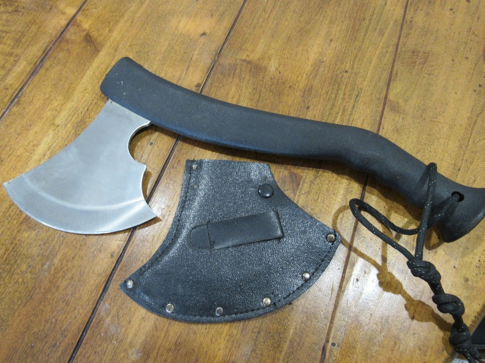 Lightweight Survival Hatchet/Axe With Sheath Paracord Handle Camping