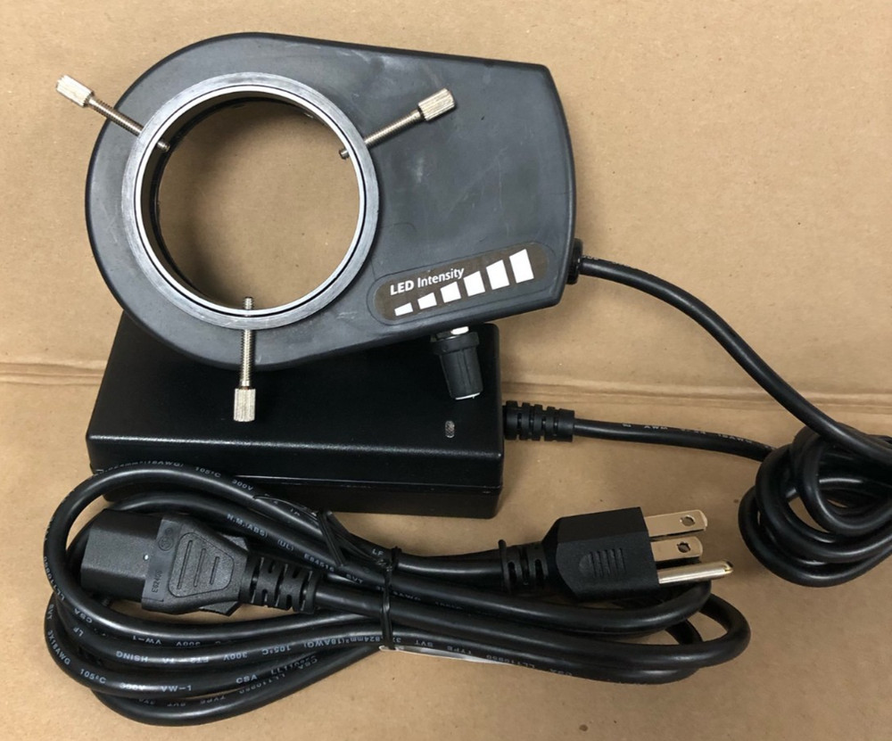 Micro-Lite LV2000-B Ring Illuminator light LED light W/AC-ADAPTER (TESTED)
