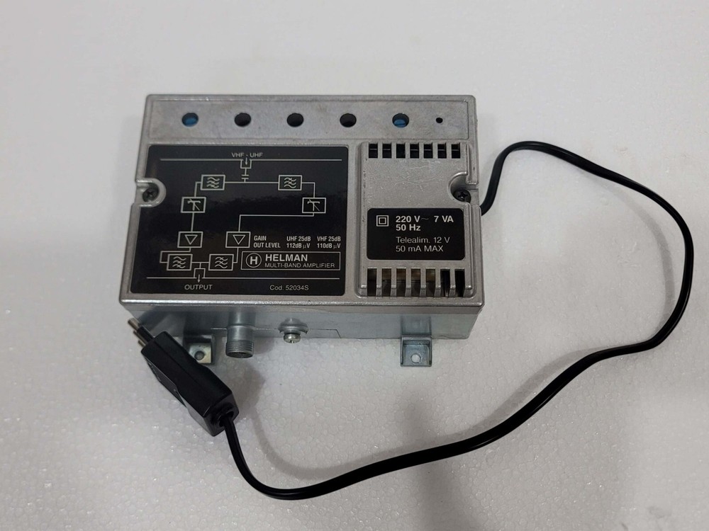 HELMAN MULTI-BAND AMPLIFIER Cod. 52034S FREE SHIPPING