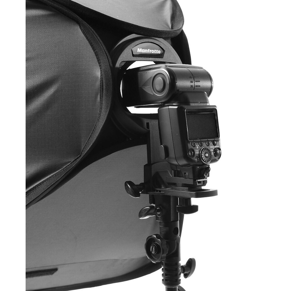 Manfrotto Ezybox Hotshoe Bracket (with standard flash mount)