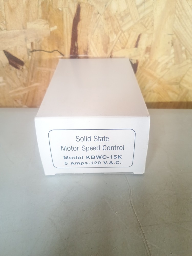 KBWC-15K Solid State Motor Speed Control 5.0A, 120V