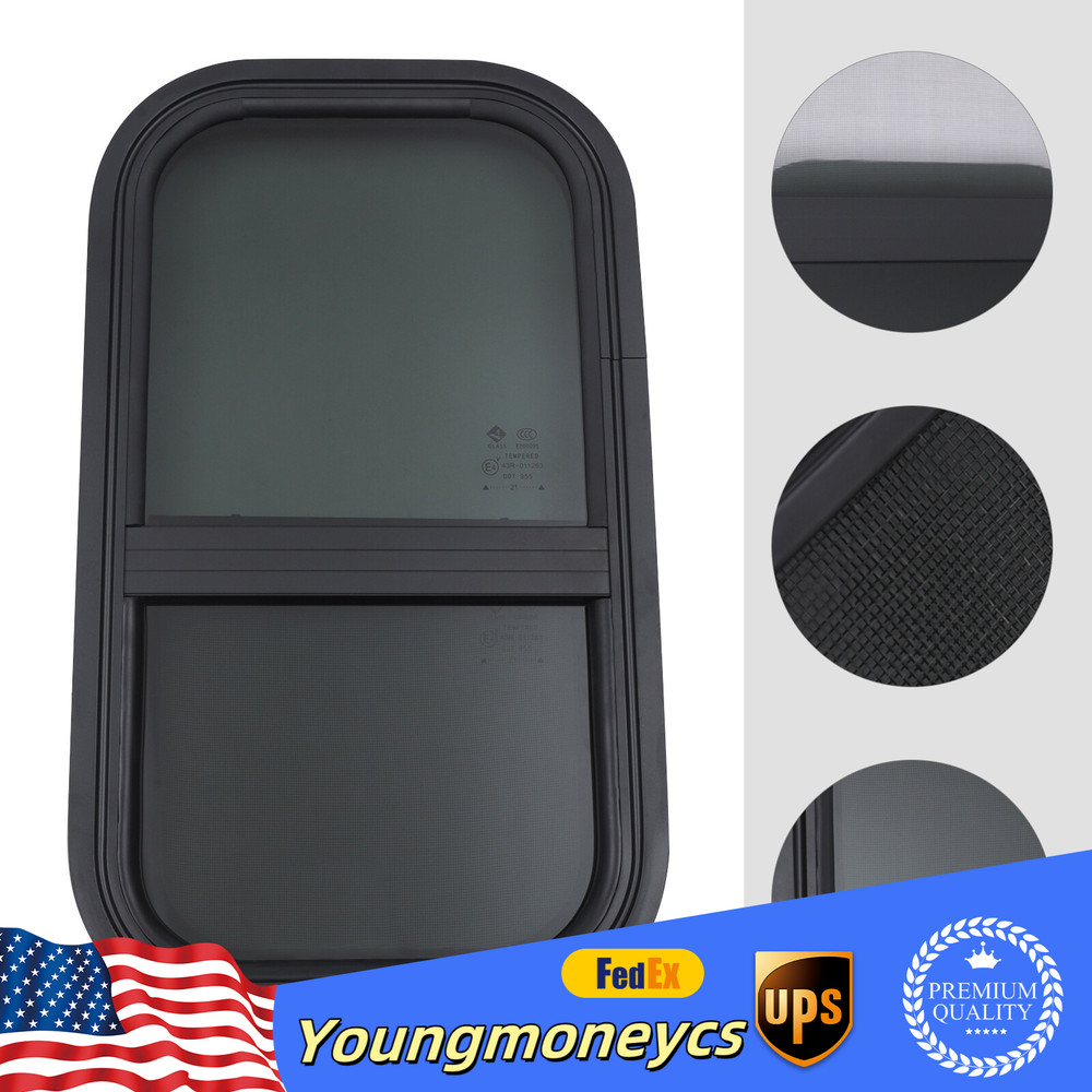 Trailer Window Vertical For RV Camper Teardrop Cargo Vertical Sliding Windows