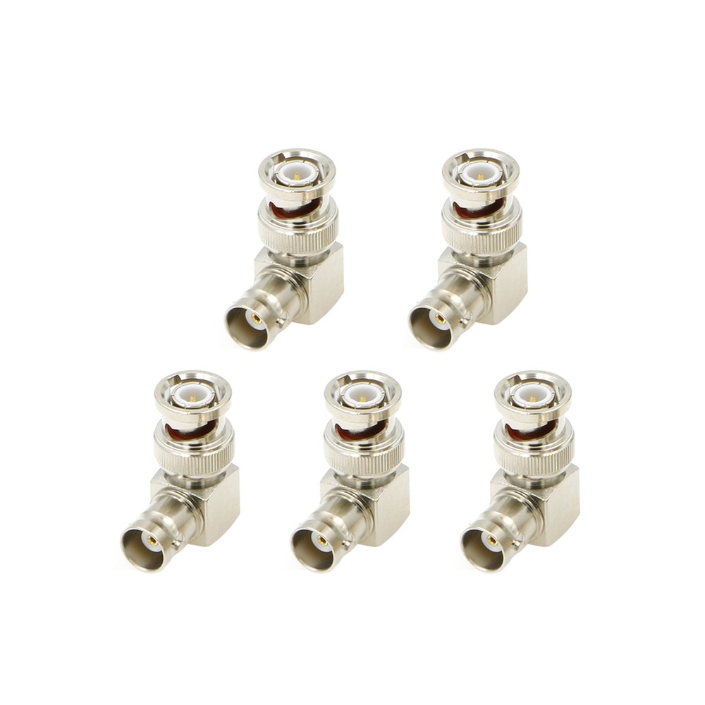 2pcs for 12G HD SDI BNC Cable Right Angle Convert Connectors One Set