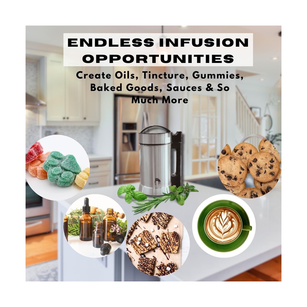 Decarboxylator and Infuser Machine, Magic Herb Butter Machine, Herb Oil Infus...
