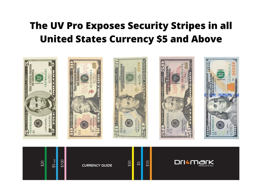 Dri Mark UVPro Proprietary Ultraviolet Flashlight Document Fraud & Internatio...
