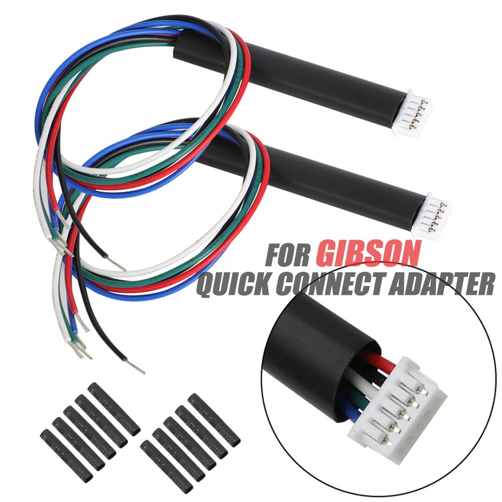 For Gibson Quick Connect Adapter Control Board Pcb Pickup Wire Connector Plug 2x