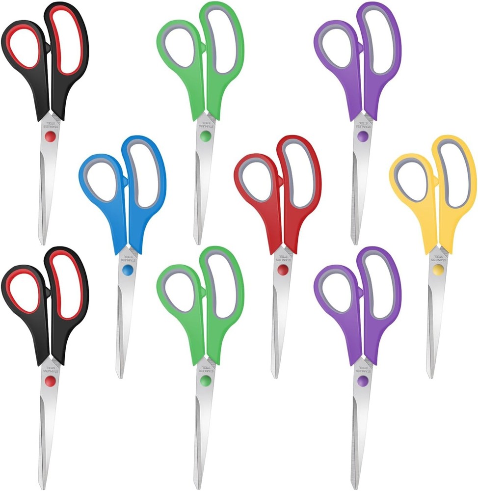 9 Pas Sewing Craft Scissors Bulk, Multipose Heavy Duty  Paper