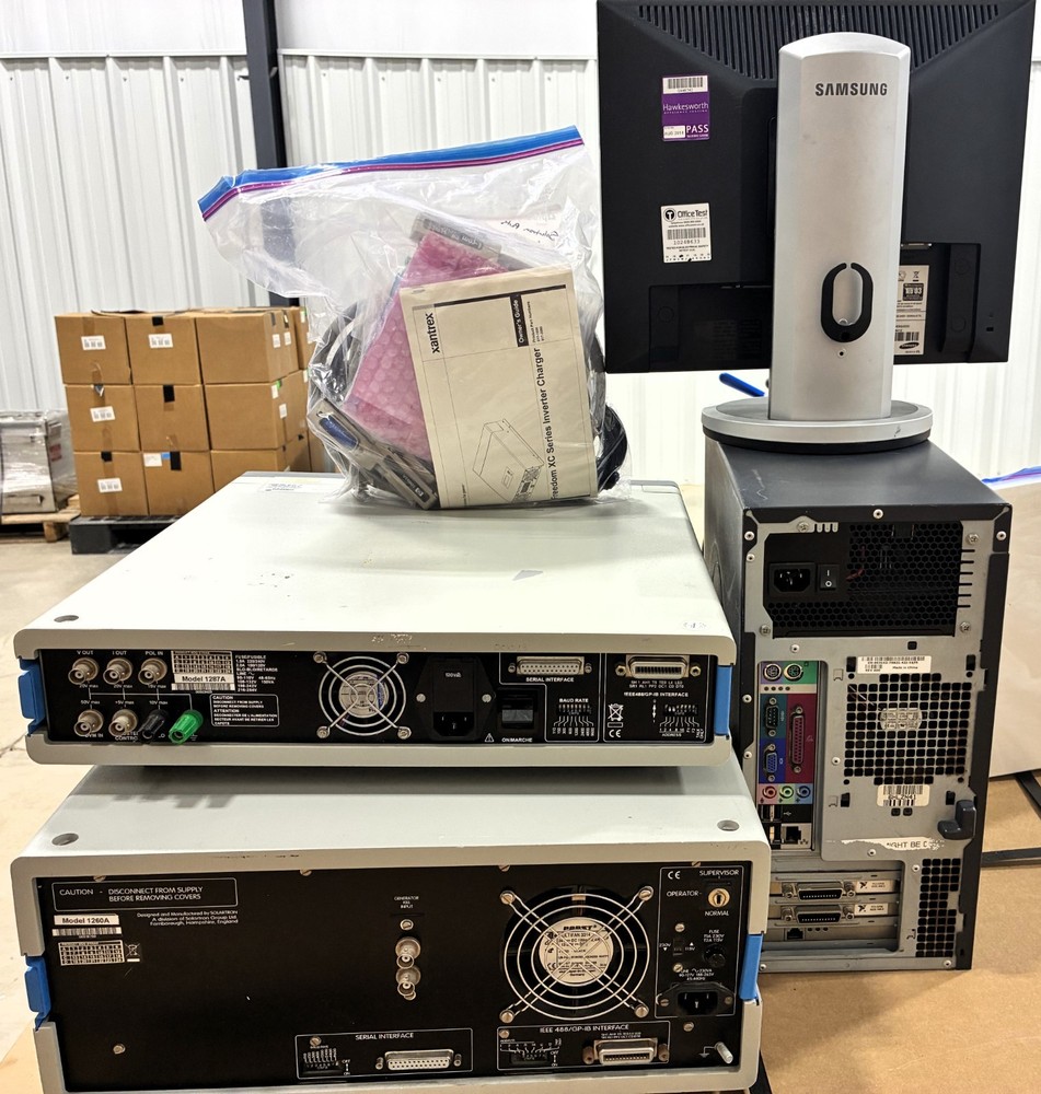 Solartron SI 1287 Electrochemic Interface, SI 1260 Impedance/Gain-Phase Analyzer