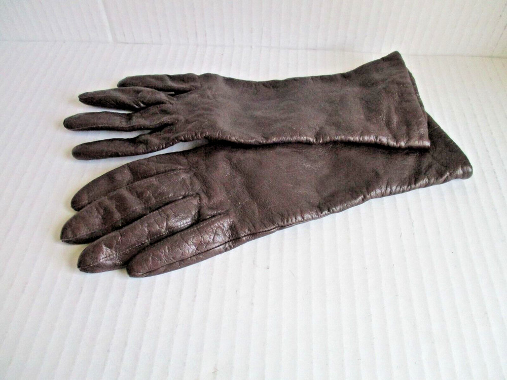 ARIS Brown Soft Leather Acrylic Lined - 6-1/2 - NWOT