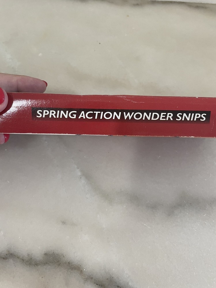 Vintage Wonder Snips Spring Action Scissors with Box NEW