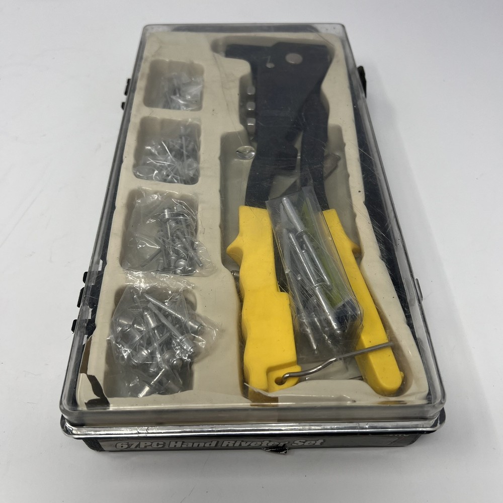 PERFORMANCE TOOL W2017C Hand Riveter Set - Rivet Set with Rivets Works Great