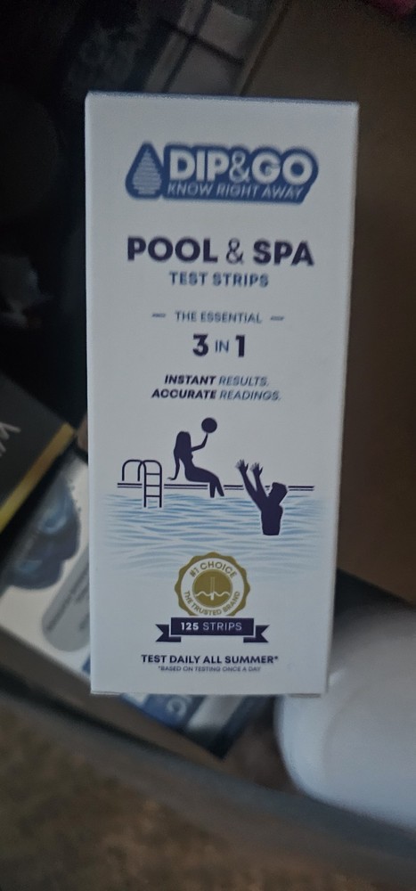 Pool and Spa Test Strips - 125 Count 3-in-1 Kit