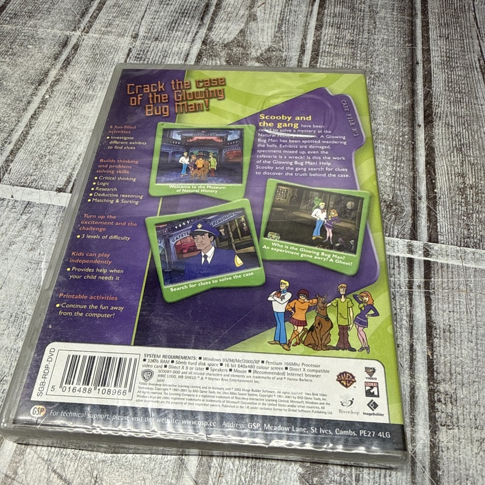 Scooby-Doo Glowing Bug Man CD-ROM Windows 95/98/XP/2000, 2002