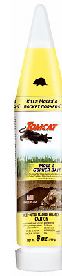 Tomcat 0372210 Mole and Gopher Bait, Garlic, Dark Gray