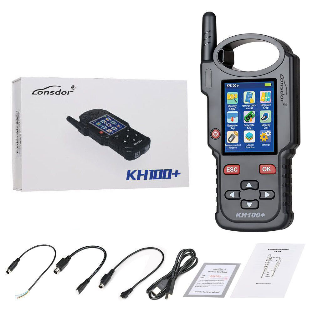 Lonsdor KH100+ Hand-Held Remote & Smart Key Programmer [Update Version of KH100]