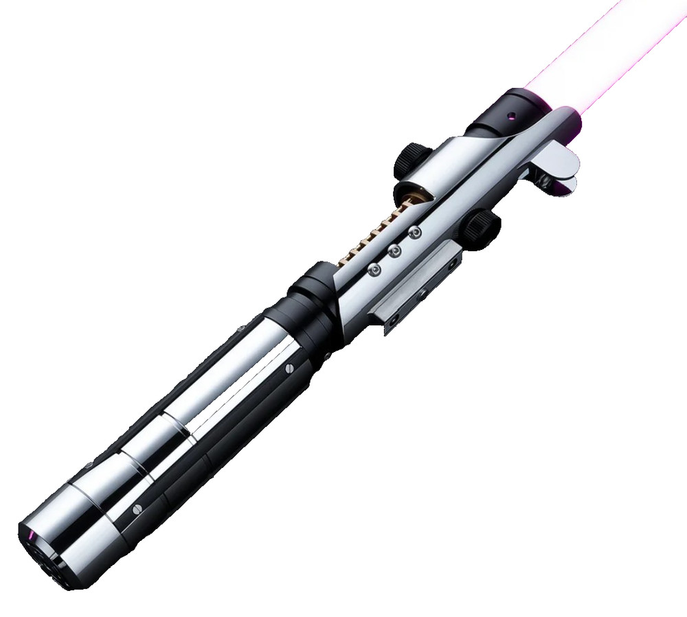 Starkiller Force Unleashed Lightsaber with exposed Kyber Crystal (Proffie) Core