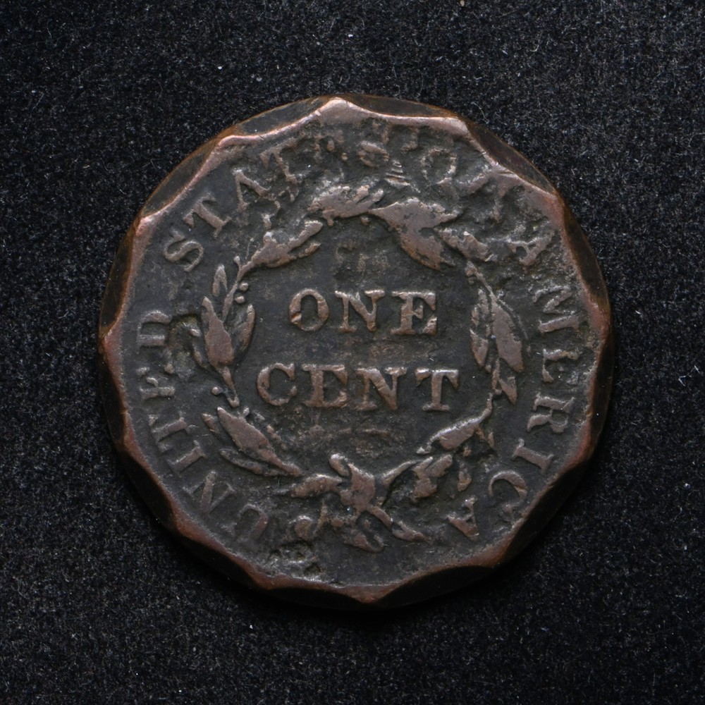 1836 Liberty Head Large Cent Damaged (bb19068)