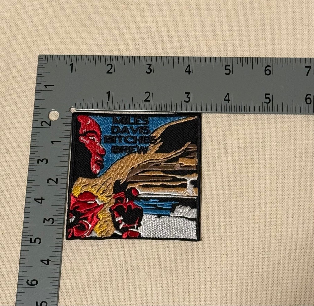 Miles Davis Bitches Brew Patch - Blue Note Records - Coltrane - Lee Morgan