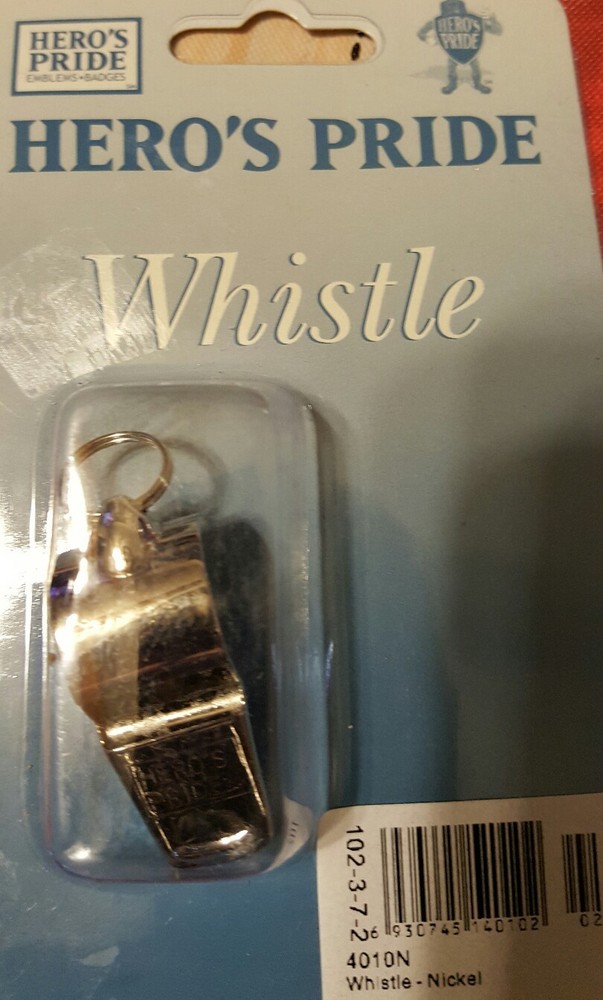 Hero's Pride Whistle, Nickel, 4010N