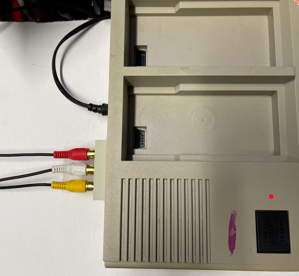 Intellivision II / 2 composite video mod board & back panel NO CUT / NO DRILL