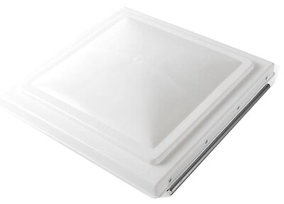 RV Vent Lid, White Polypropylene