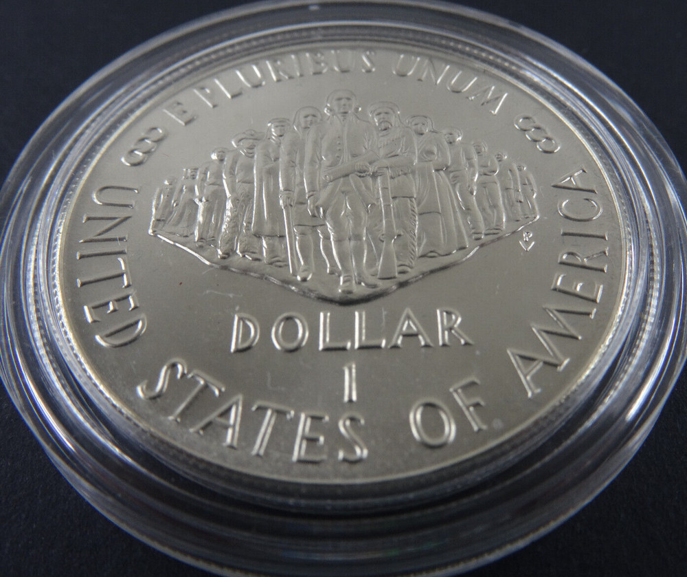 1987-P Constitution Unc Silver Dollar US Mint Commemorative $1 BU Capsule