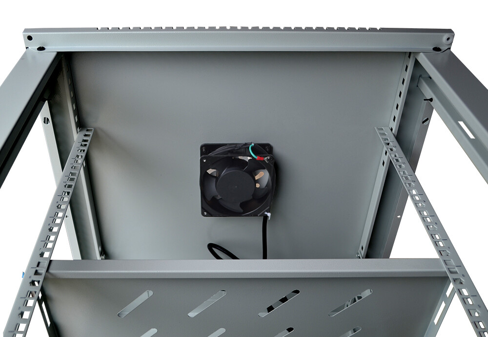 6U Wall Mount Server Rack Network Cabinet Data AV 24-inch Depth Locking GREY