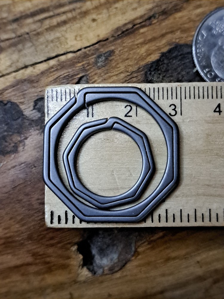 Gentlemen Series Titanium Sidepush Keyring Set