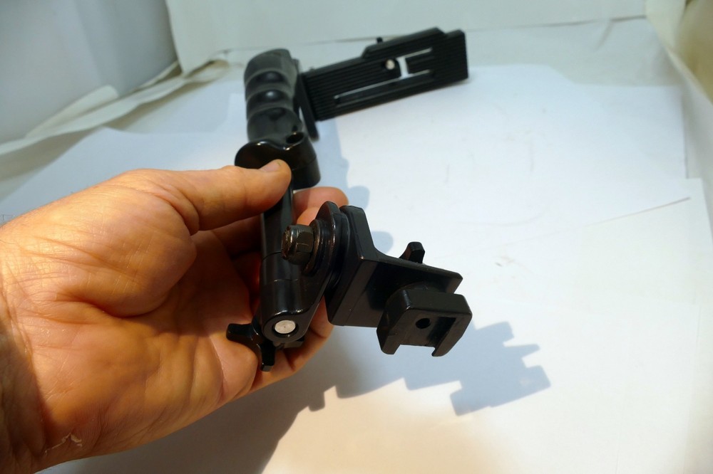 Siegelite Folding Camera Flash Bracket telescoping adjustable left hand