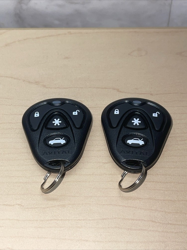 Pair Of Avital 7143L 4 Button Replacement Remotes Transmitter NEW