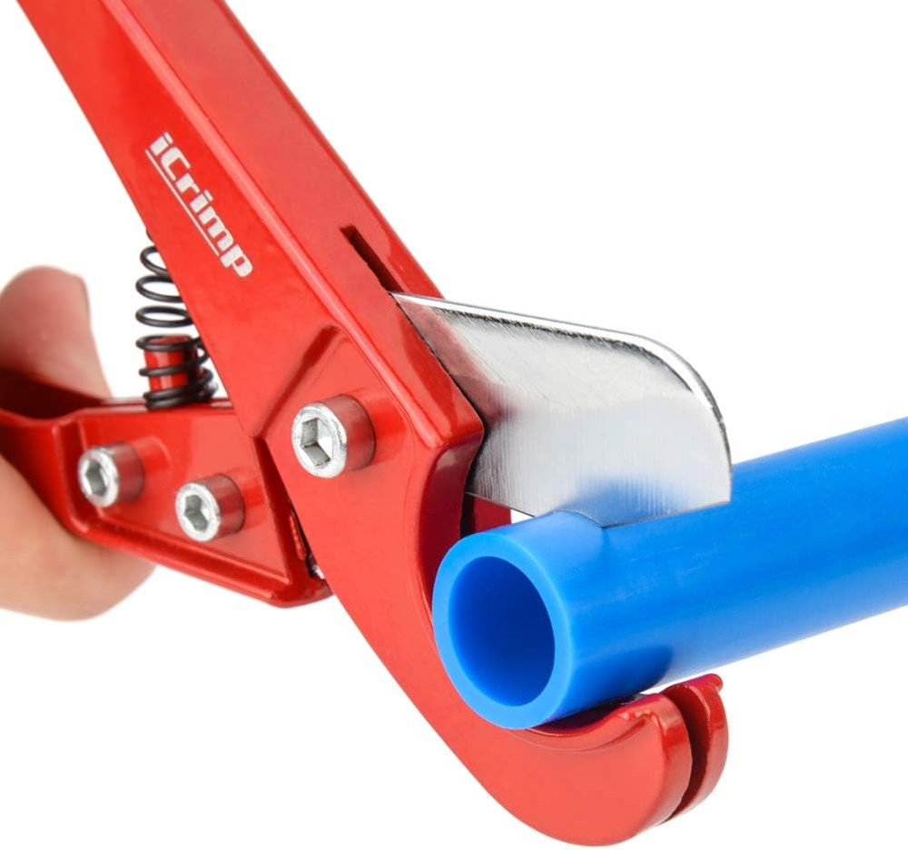 Icrimp Combo Angle Head PEX Crimping Tool C/W PEX Cutter