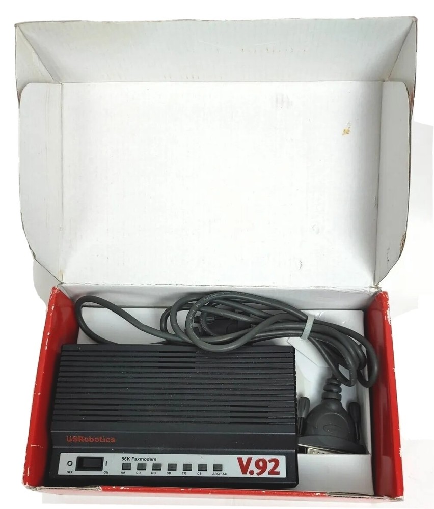US Robotics 5686E External 56K FAX Modem V.92