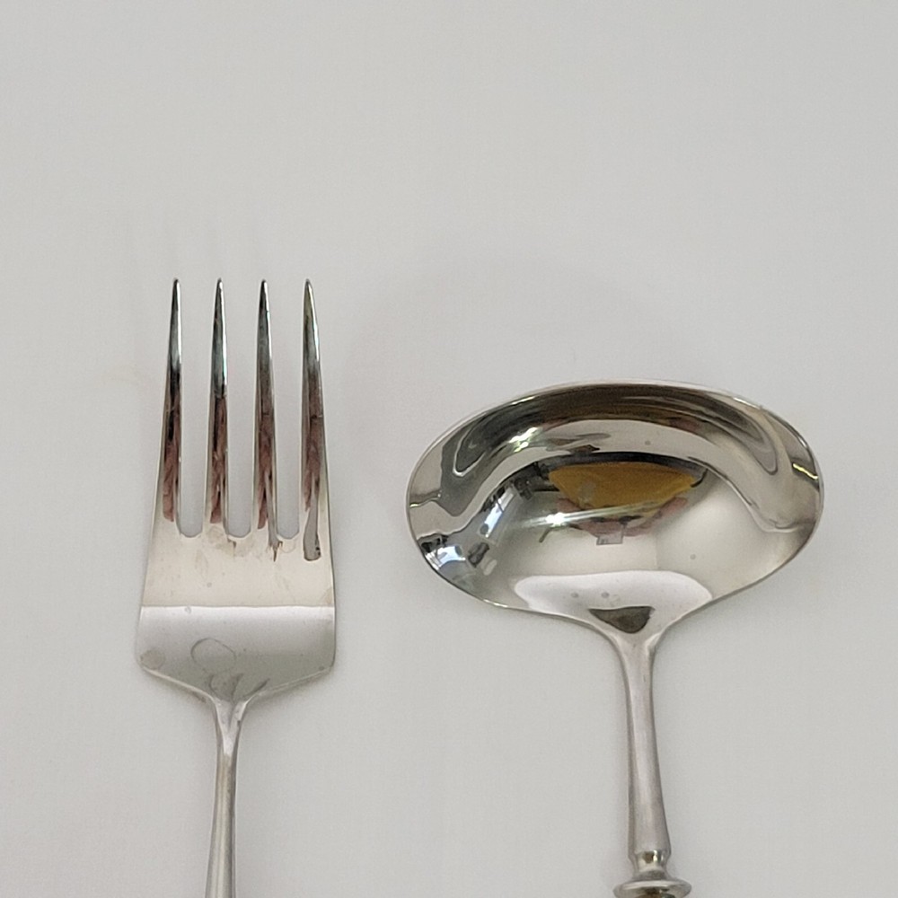 Oneida Sentimental 18/8 Stainless 6 Piece Serving Set Flatware Achievement
