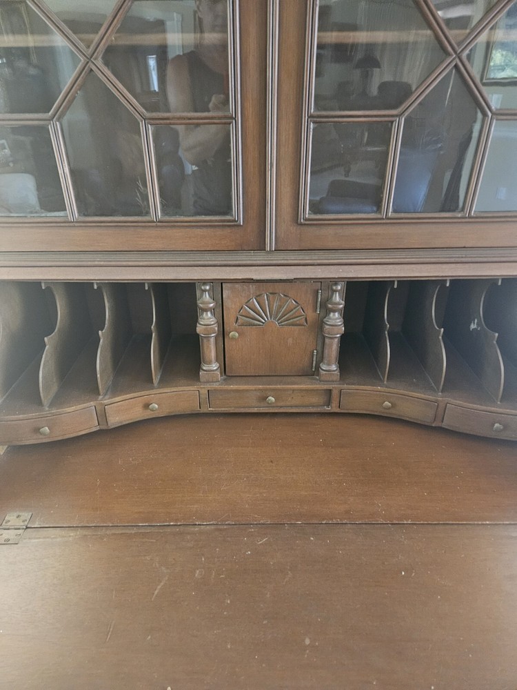chippendale secretary desk bookcase
