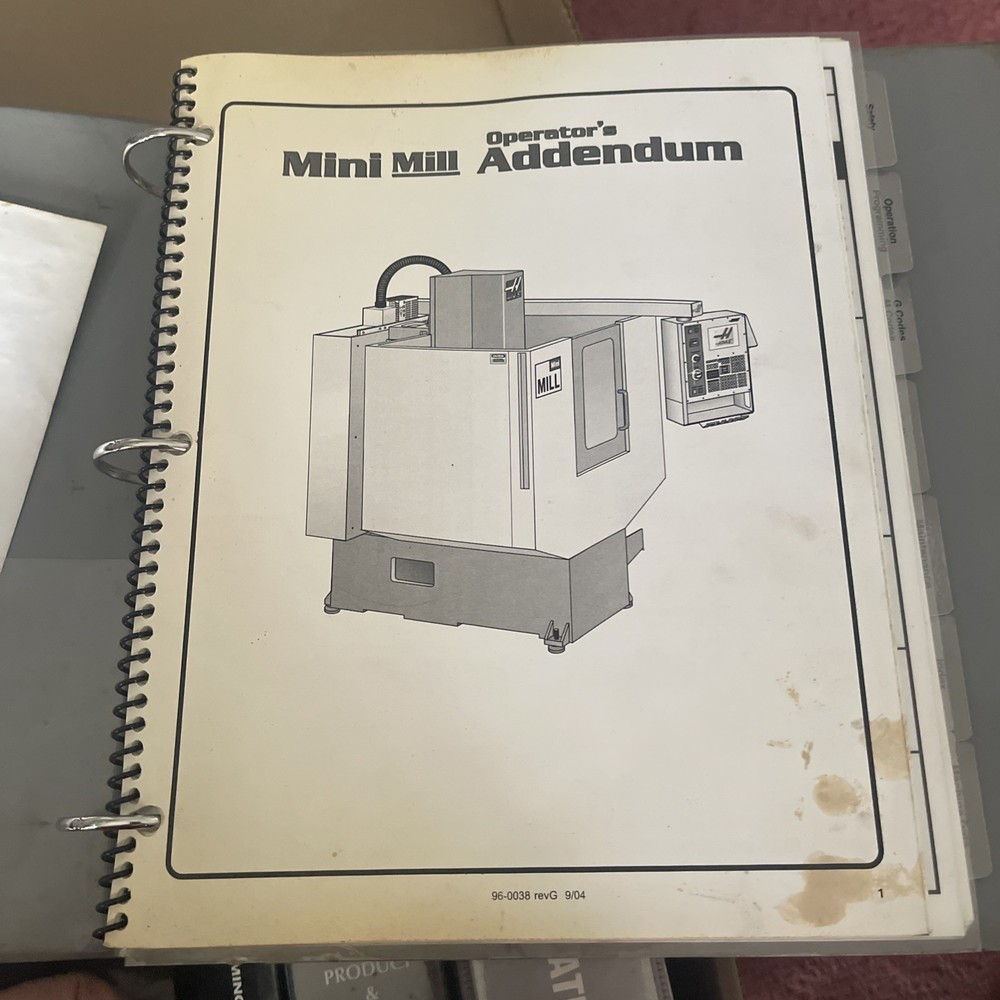 Haas Automatic, Inc. Mini Mill Operator's Manual ADDENDUM