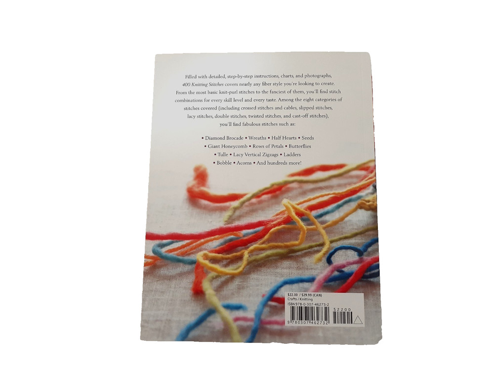 Potter Craft 400 Knitting Stitches Complete Dictionary Essential Stitch Patterns