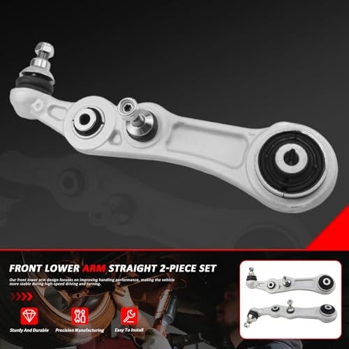 Front Left Right Lower Control Arm Set for Front Lower Swing Arm Straight L+R