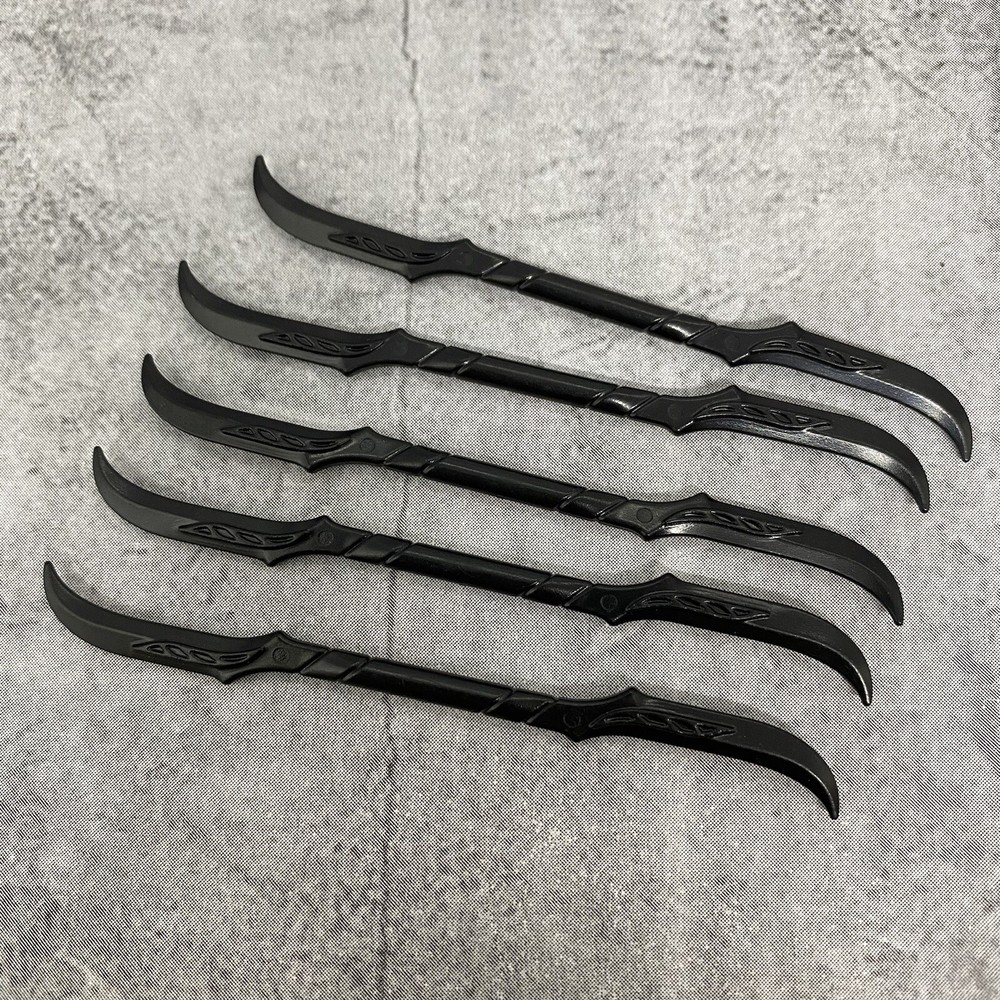 5pack Double Bladed Spear Blocks Weapons Accessories for Minifigures A8b477 Elf